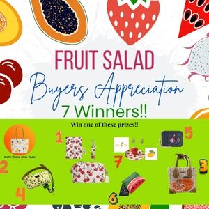 🍓🍌🥝🍒Fruit Salad Bundle buyers Giveaway🍒🥝🍌🍓